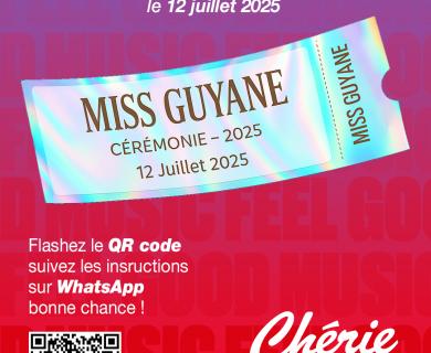 Chérie FM Guyane partenaire officiel de la cérémonie MISS GUYANE 2025